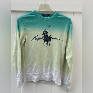 Polo Ralph Lauren Pony French Terry Ombré Crewneck Sweatshirt Men’s Size XS